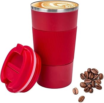 123 New Stainless Steel Coffee Tumbler with Lid | Reusable Travel Mug for Hot & Cold Drinks
