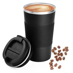 123 New Stainless Steel Coffee Tumbler with Lid | Reusable Travel Mug for Hot & Cold Drinks